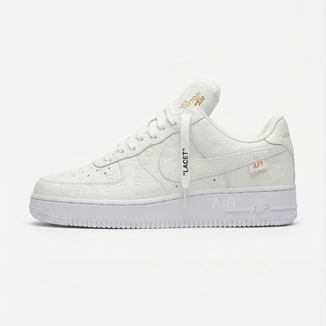 Embossed Monogram Leather Sneakers