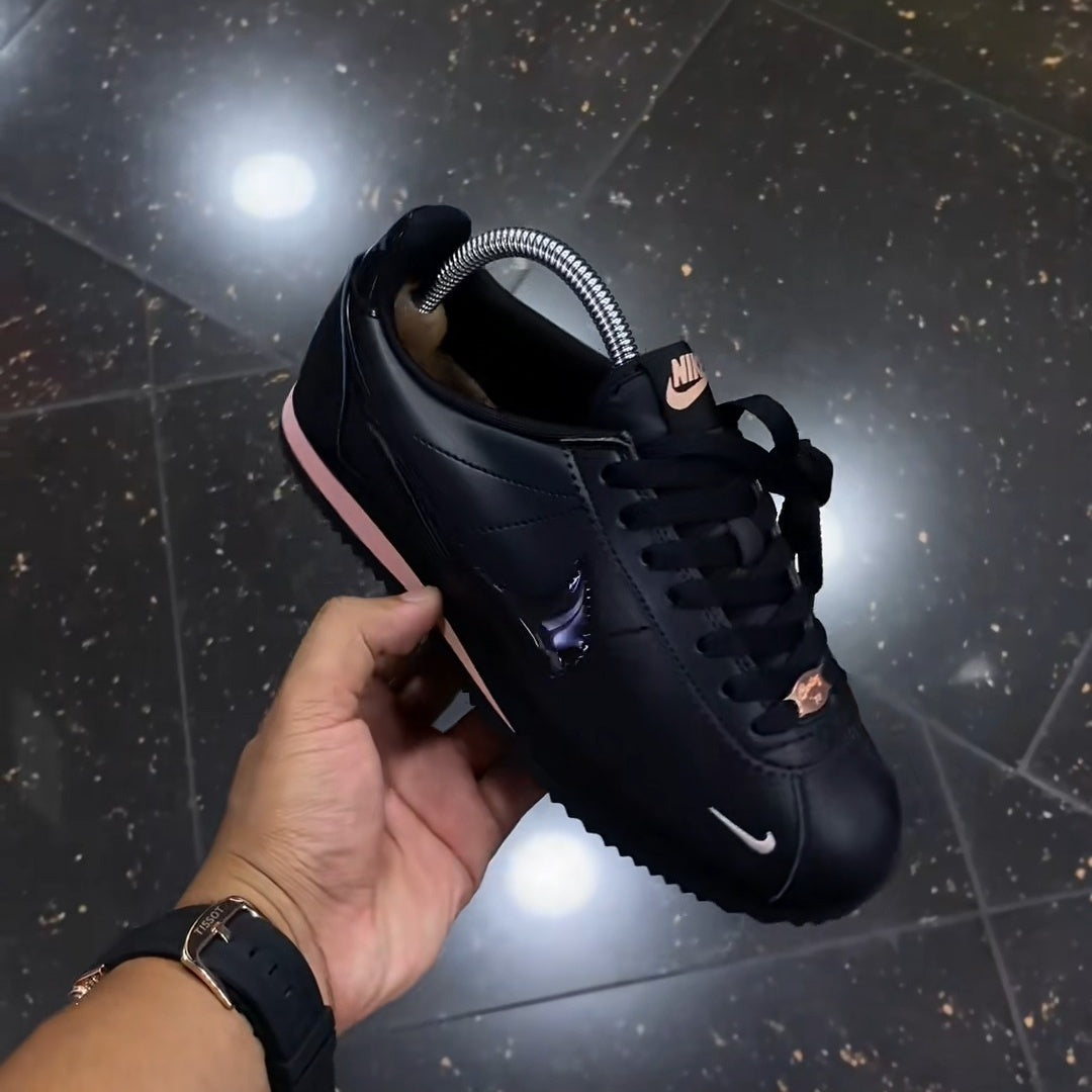 Classic Cortez Black Rose Gold Sneaker