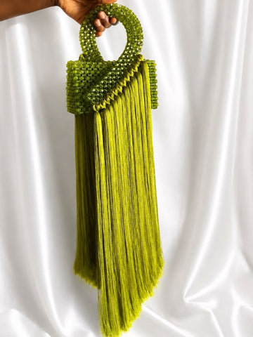 Fringe Crystal Handbag