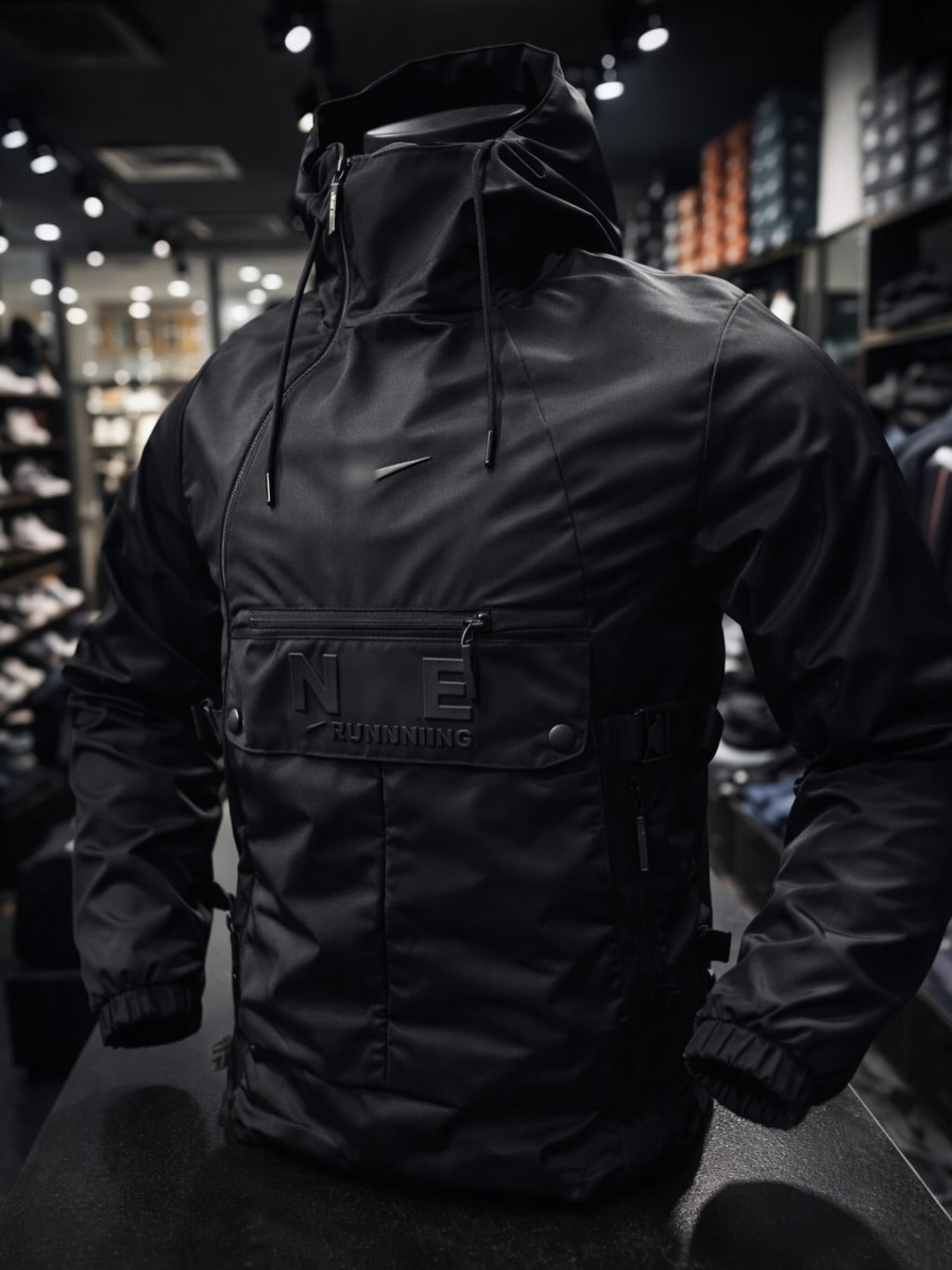 Men's Waterproof Windproof Hooded Running Jacket