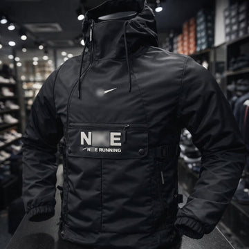 Men's Waterproof Windproof Hooded Running Jacket